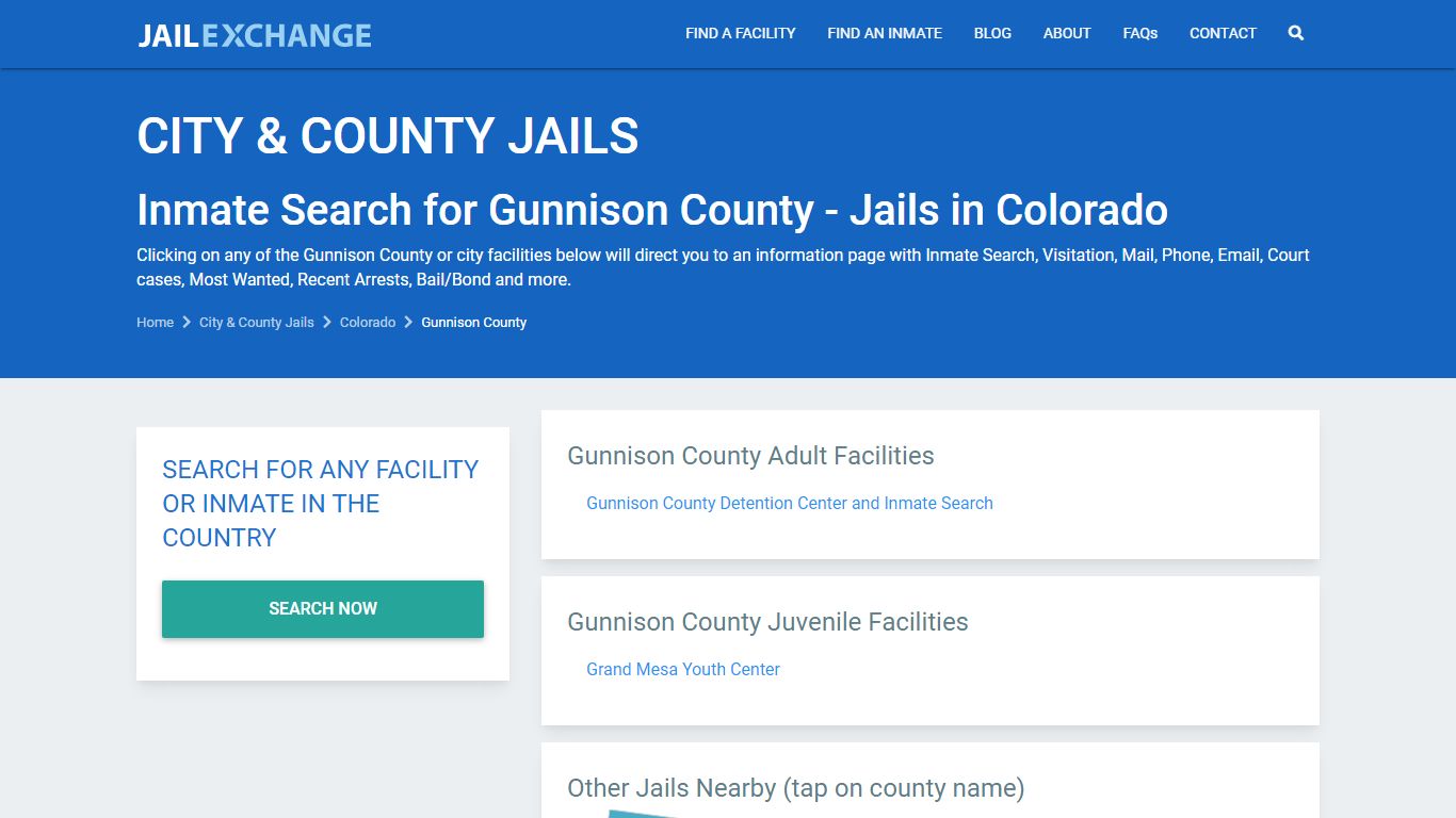 Remote Inmate Video Visitation in Gunnison County Jail ...